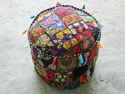 Floor pouf - Indian floor seating | Hippie style floor seating pillow - bean bag - The Shanti Home