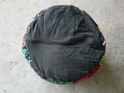 Floor pouf - Indian floor seating | Hippie style floor seating pillow - bean bag