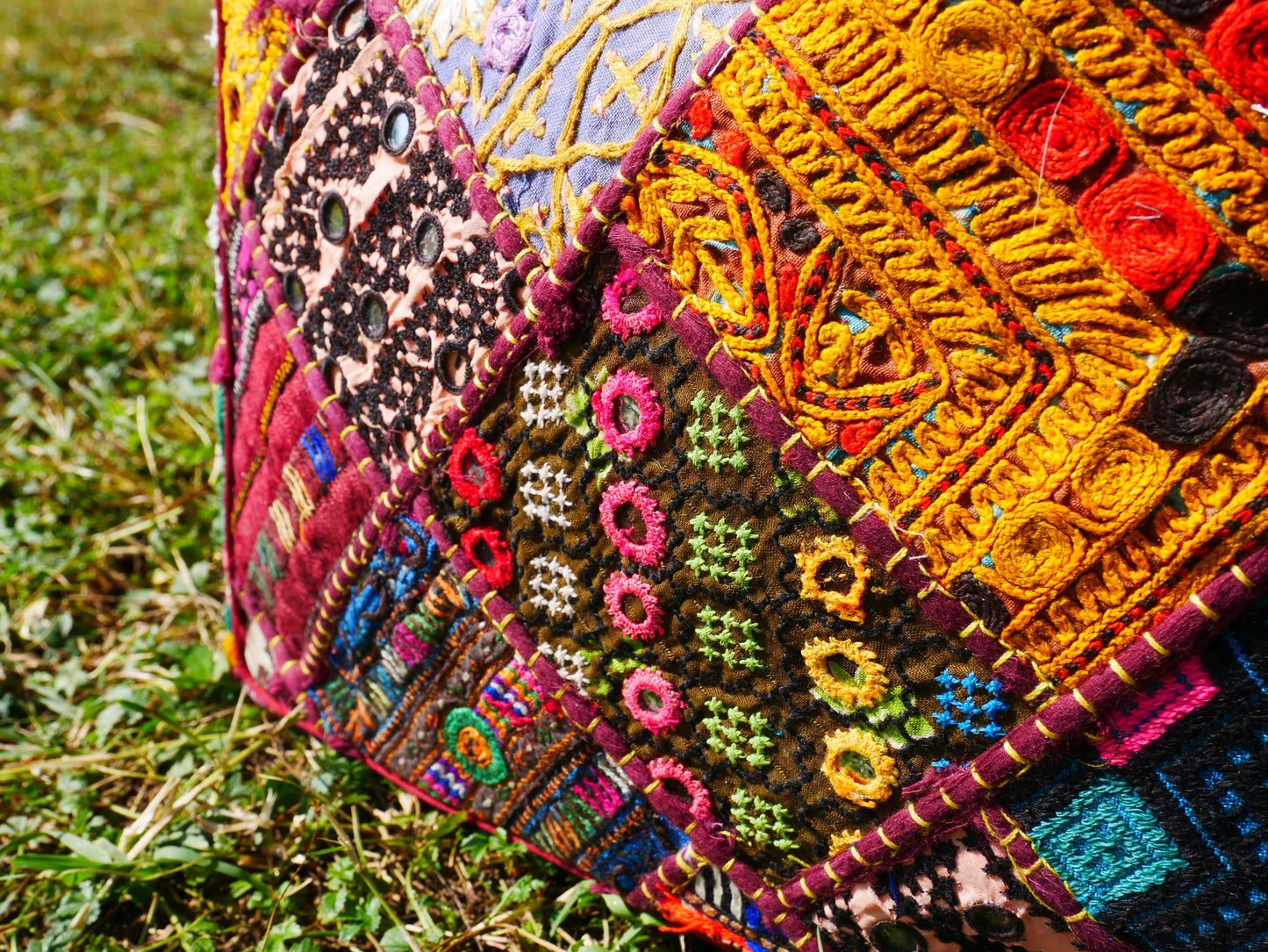 Boho bag - colorful  hippie bag | handmade bohemian shoulder bag | Festival hobo bag