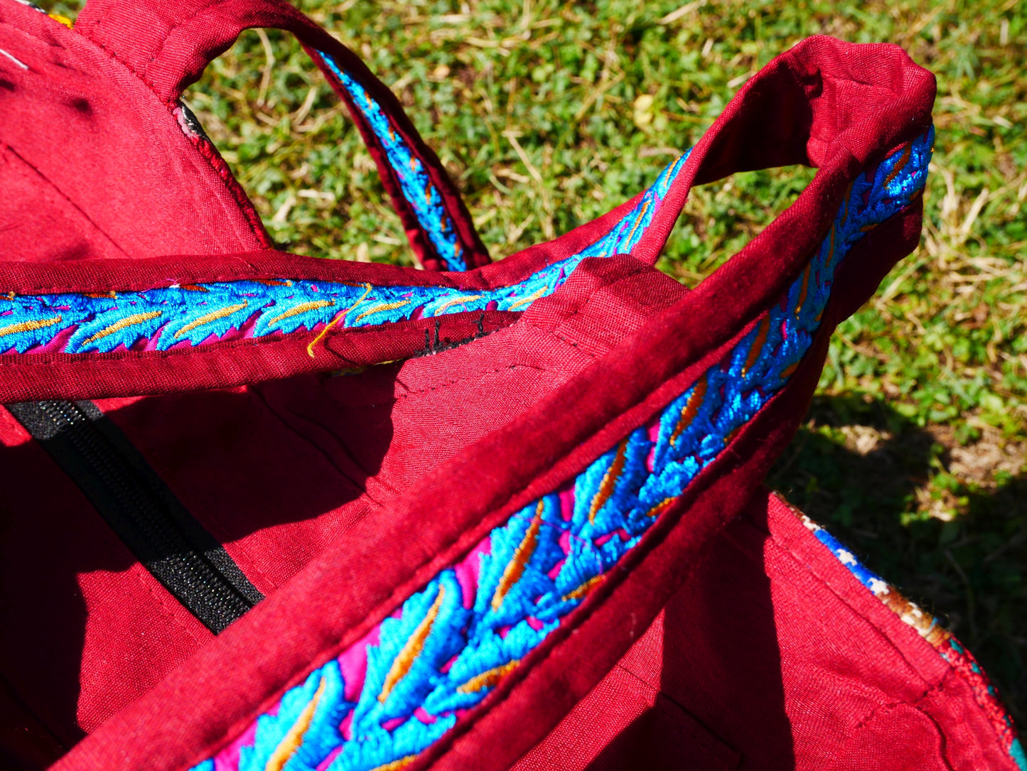 Boho bag - colorful  hippie bag | handmade bohemian shoulder bag | Festival hobo bag