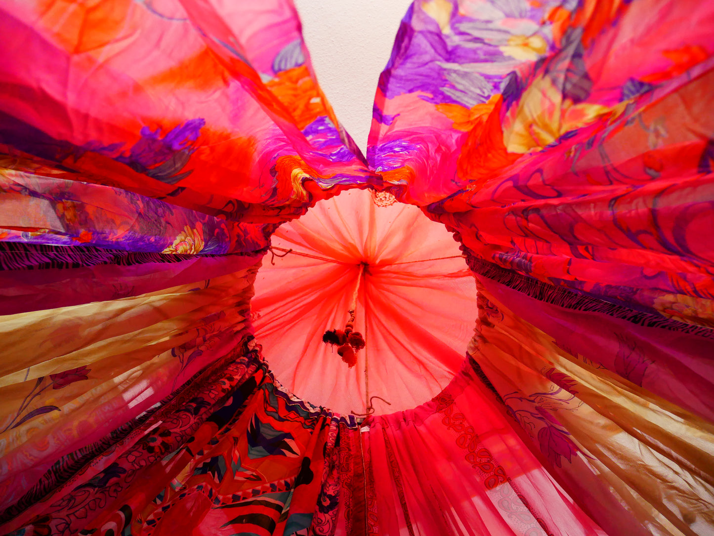 Boho canopy - Saree tent - bed canopy  | hippie decor - Shanti baldachin