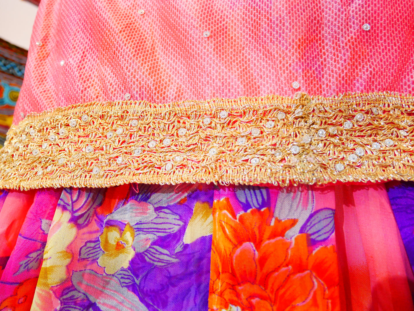 Boho canopy - Saree tent - bed canopy  | hippie decor - Shanti baldachin