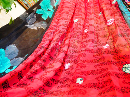 Boho canopy - Saree tent - bed canopy  | bohemian wedding backdrop - Hippie decor - floor seating area | meditation room - Shanti baldachin