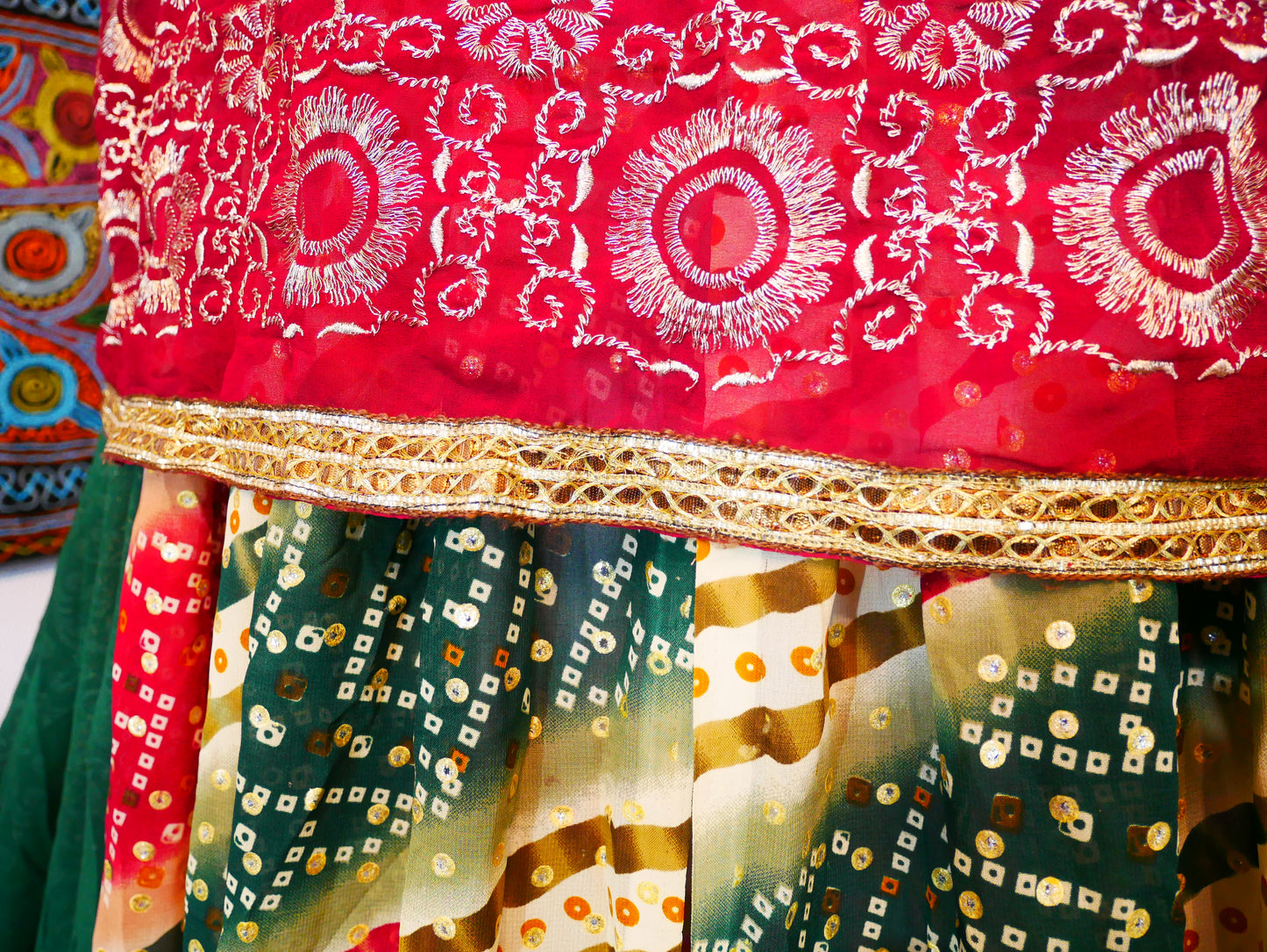 Boho canopy - Saree tent - bed canopy  | hippie decor - Shanti baldachin