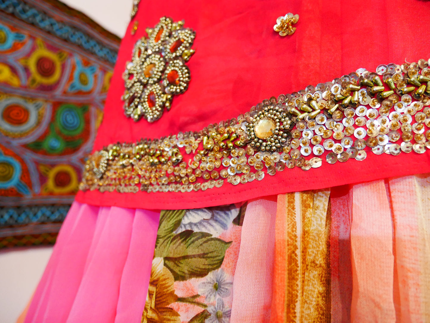 Saree canopy - indoor tent - bed canopy | bohemian wedding backdrop | Indian Hippie decor - floor seating area | meditation room - glamping