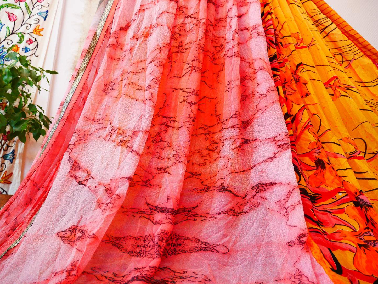 Boho canopy - Saree tent - bed canopy  | hippie decor - Shanti baldachin