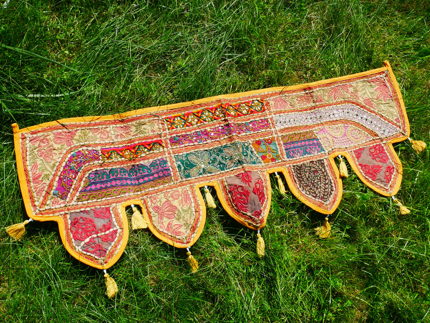 Door toran "Masala" Indian window valance - door hanging - wall decor