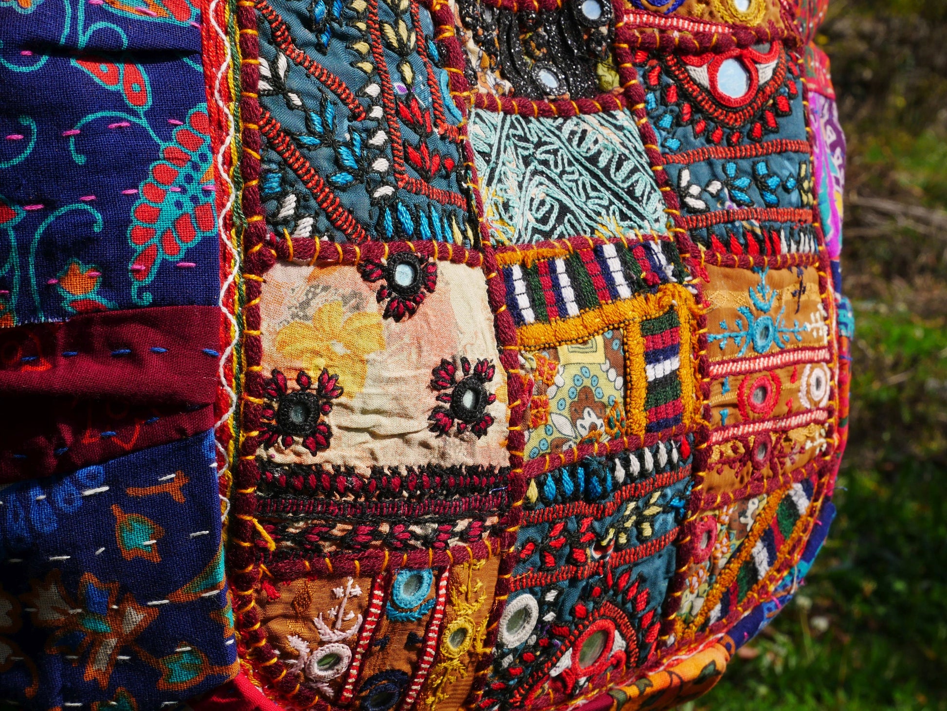 Boho Tasche - bunte Hippie Tasche  handgemachte böhmische Umhängetasc –  The Shanti Home